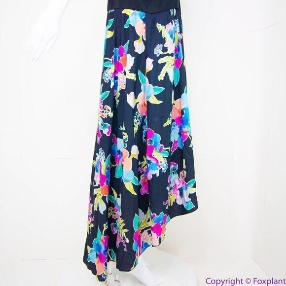 Hutch‎ gwynniebee Rainbow Mist Floral Print Hi-Lo Maxi Dress , 2X - Picture 10 of 16